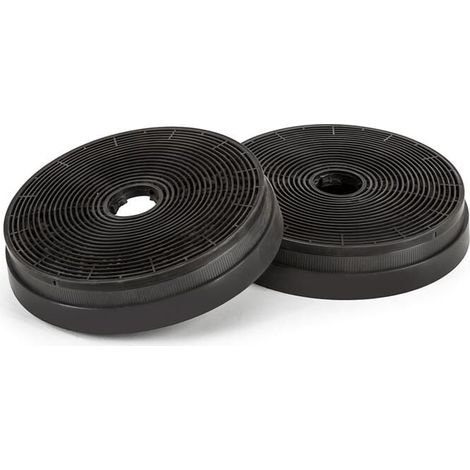 Filtre À Charbon Actif - 175x175x35 mm - Pour Hotte Aspirante En Mode Recirculation - Lot De 2 (1/5)