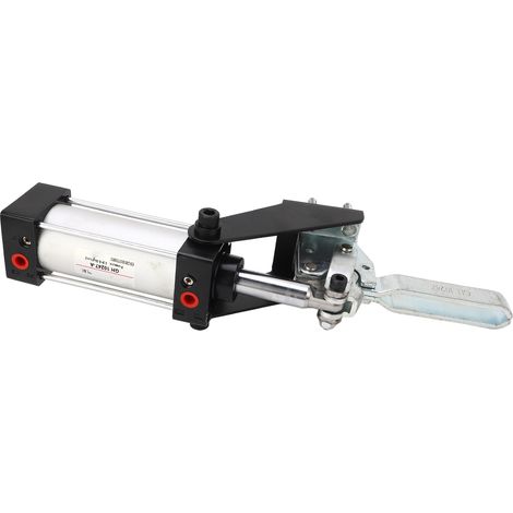 Bride Pneumatique Cylindre de Serrage à Air avec Barre en U, Fixation Rapide pour Menuiserie, Capacité 500Kg (1/5)