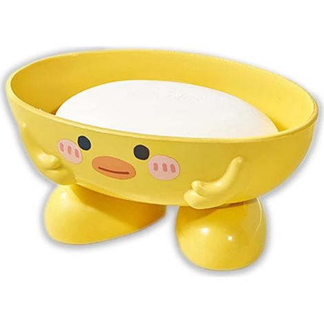 Porte-savon autonettoyant, sans perçage et facile à nettoyer, avec ventouse, idéal pour la douche, la salle de bain et le lavabo.-AquaForge (1/5)