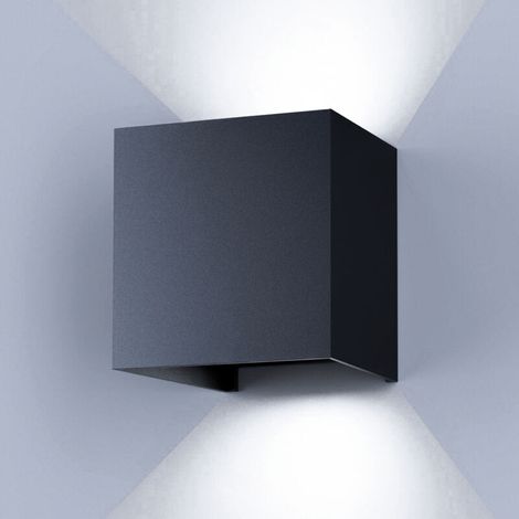 Applique murale LED en aluminium, Lampe d'intérieur LED à économie d'énergie, blanc froid 6000K (1/5)