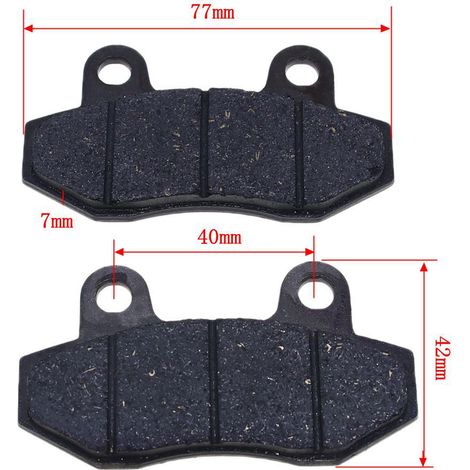 Motorcycle front and rear brake pads CBX125F off-road vehicle rear dual-cylinder disc brake pads accessories (1/5)