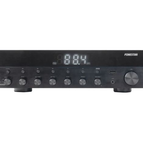 Amplificateur stéréo Bluetooth, USB/MP3, Radio FM, Hifi 60+60 RMS Power Fonestar As-6060 (1/3)