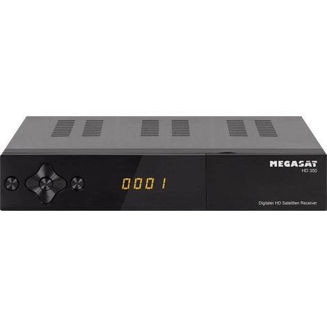 MegaSat HD 350 Ricevitore satellitare HD Adatto per cavo singolo, USB anteriore Numero di sintonizzatori: 1
