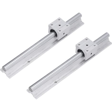 2 rails de guidage linéaires de 300 mm pour pièces CNC avec bloc coulissant SBR16 (1/5)