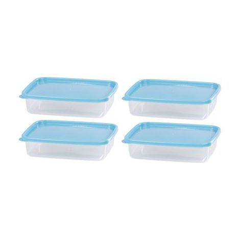 Dose MagicHome Lunchbox Set YH126, rechteckig, Set 4 Stk., 1000 ml, 215x155x55 mm