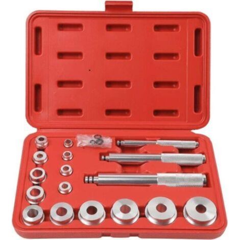 Outils installation/démontage roulement 17pcs - En aluminium - Précis et robustes - Pour réparation véhicules/machines - Mécaniciens professionnels (1/4)