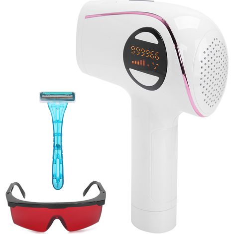 Épilateur à lumière pulsée refroidissante, 990 000 flashs, appareil réglable pour aisselles et lèvres, prise 110-240 V. (1/5)