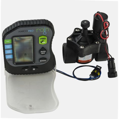 Programador de riego impermeable de 9v con válvula solenoide PRO