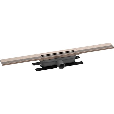 Easy drain R-line Clean Color caniveau de douche 70cm brossé or rouge