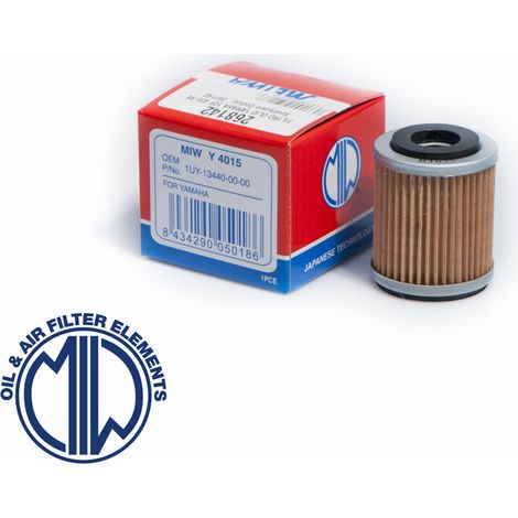 Filtro de aceite MIW Meiwa HF142 para Yamaha YFM/YZF 350/400/426 (50 unidades).