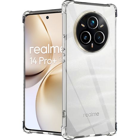 Coque Realme 14 Pro+ 5G, résistante aux chutes, transparente (1/5)