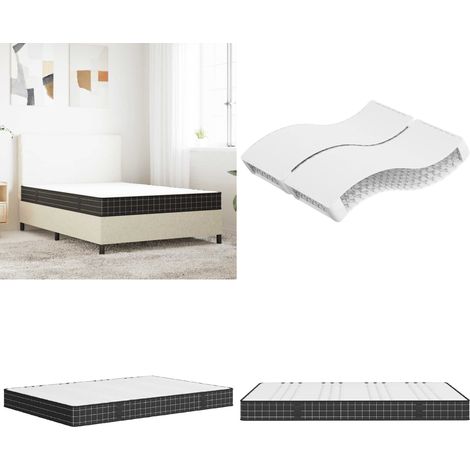 Matelas à ressorts bonnell moyen 140x190 cm - Matelas Bonnell - Matelas Ressort - Matelas Double - Literie - Lit - Home & Living
