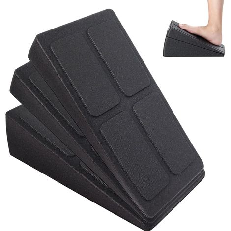 Lot de 3 Planches Inclinée Étirement Réglable Jambes Mollet, Slant Board d'étirement Inclinée Fitness Rampe pour Talons jambiers Achille Jambe pour la mobilité et l'entraînement au Squat (1/5)