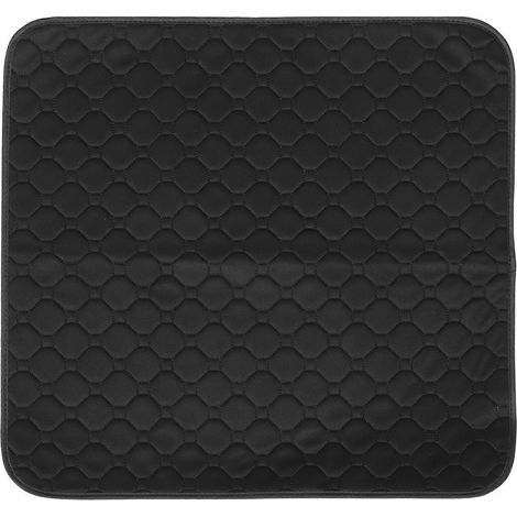 Alèses absorbantes pour sièges de siège, alèses lavables, alèses réutilisables-56x53cm-Black