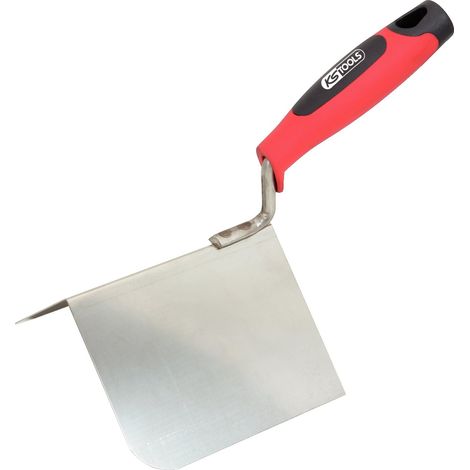 KS Tools 144.0242 Cazzuola per Angoli Esterni in Acciaio Inox, 125 mm, Impugnatura Bi-Componente