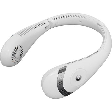 Ventilateur tour de cou sans fil - 3 vitesses sans pales - Ventilateur pliable portable rechargeable