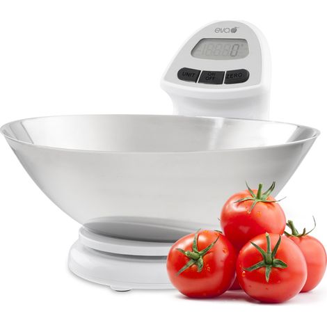 Bilancia da Cucina Digitale in Acciaio Inossidabile Max 5 kg div.1 g (1/2)