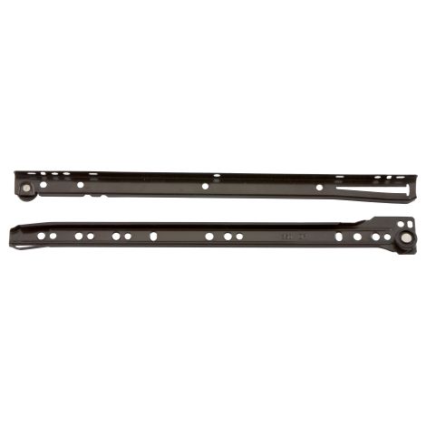 coppia guide per cassetti in acciaio marrone 45 cm guida accessori cassetto