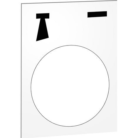 Etiquette 30x40mm blanc marche alarme Harmony SCHNEIDER ZB2BY4935 (1/2)