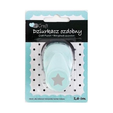 Perforatrice decorativa a forma di stella da 1,6 cm