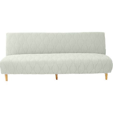 Housse Canape - 3 Places - Extensible Impermeable - Pour Banquette Sans Accoudoirs - Beige - Taille M