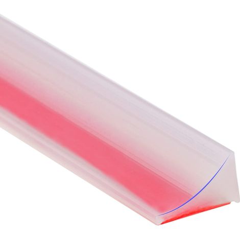 Cloison de douche en silicone de 2 m, cloison de comptoir de cuisine, barre de douche pliable, transparente (1/5)