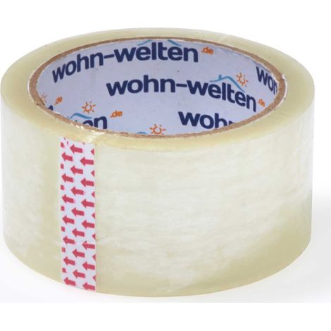Ruban d'emballage Ruban adhésif Résistance normale Résistant aux UV Transparent 12 pièces