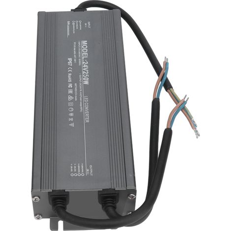 IP67 wasserdichtes LED-Netzteil 250W 24V 10.4A, AC170-265V Konstantspannungstransformator, wasserdichter Stromrichter für Außenlichtleisten. (1/5)