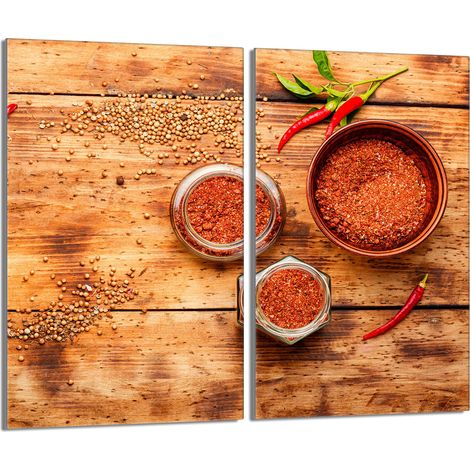 Couvercle de cuisinière en verre 2x30x52 Chilli (1/5)