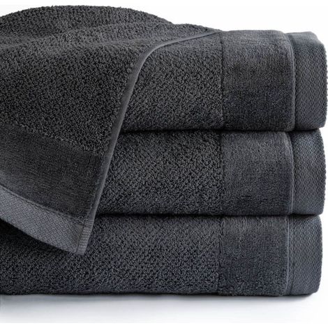 Asciugamano Vito 50x90 Grafite 550g 100% cotone (1/4)