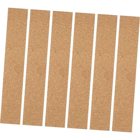 SECFOU Lot de 6 bandes adhésives en liège pour tableau blanc, (1/5)
