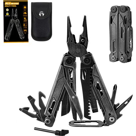 Kit d'outils multifonctionnel 24 en 1 pour le camping et la voiture - Pince pliante portable (1/3)