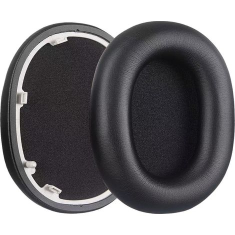 Coussinets de remplacement noirs pour SONY WH-1000XM6, coussins d'écouteurs, accessoires audio (1/4)