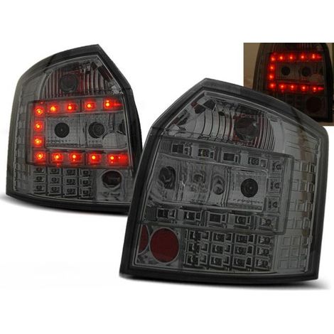 Paire de feux arriere Audi A4 B6 break 10/2000 a 10/2004 LED fume (1/2)