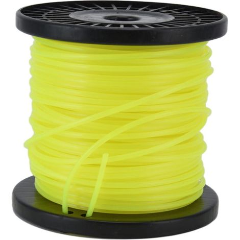 Fil de Coupe pour Débroussailleuse Ronde 3,0 mm Jaune 50 mètres - KZQ (1/5)