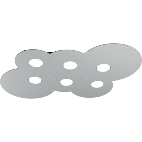 Plafoniera Moderna Cloud Metallo Grigio 6 Luci Gx53 (1/5)