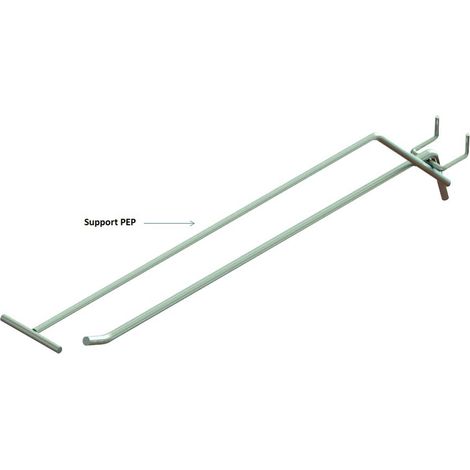 PROVOST - Broche double fil métal avec support PEP - Longueur 300 mm - Diamètre 5 mm