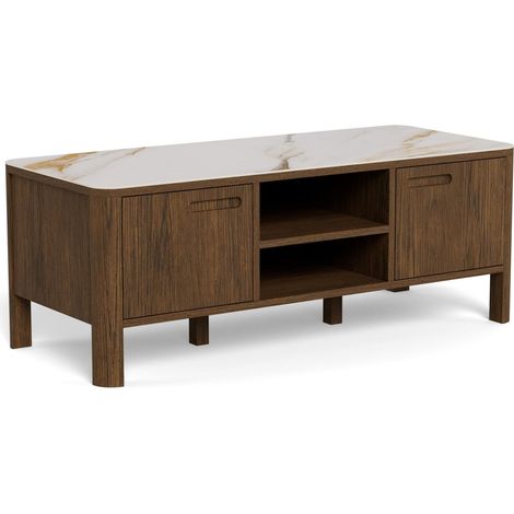 Mueble TV Norsica Melfero 107 , Número de puertas: 2, Número de cajones: 0, 120x45x40cm (1/5)