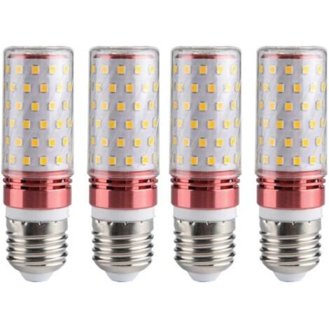 BUNTHAUS PA Lot de 4 ampoules LED E1412 W 220 V, douilles pour lampe de table, lustre, éclairage d'urgence domestique, blanc naturel (1/4)