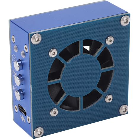 Ej.Life Ventilateur d'extraction de Fumée, Ventilateur de Durcissement de Refroidissement de Batterie 3W 10000r/min, Vitesse 300mAh, pour l'entretien du Bricolage (1/5)