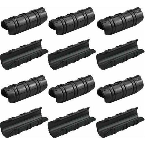 100 Pcs Serre Clips 25mm Clips Serre de Jardin Résistance aux Températures Elevées Fixation Bache Serre Durable Facile a Utiliser pour Fixation Serre Bannière Tuyau Jardin Films - Noir.. (1/4)