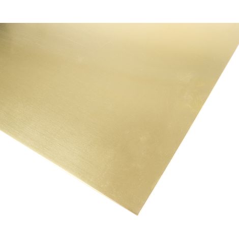 Rs Pro – Feuille de métal laiton 600mm x 300mm x 0.9mm – Densité 8.44g/cm³ – Conductivité thermique 116W/mK – Dureté 55 à 180 HV (1/3)