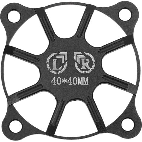 Grille de Ventilateur RC 40x40mm en Alliage d'Aluminium Noir pour Moteur - Pièce de Protection (1/5)