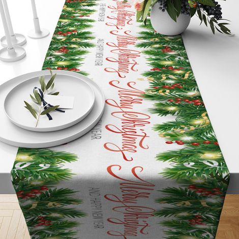 Bonhomme de neige de Noël, sapin de Noël, parcours de table, décorations d'intérieur sur le thème de Noël pour les réunions de famille