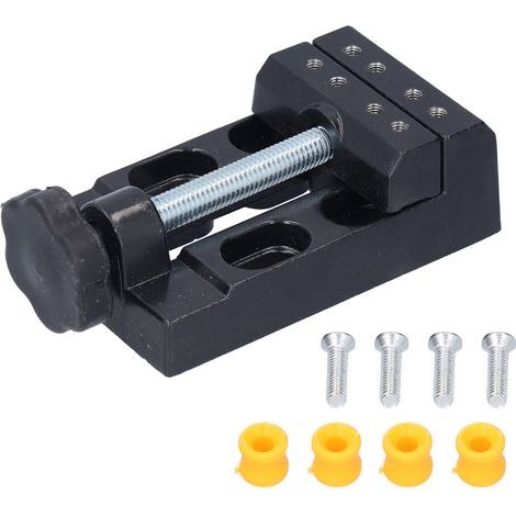 Mini étau de table, fixation efficace, utilisation manuelle, compact, pratique, installation facile, étau pour perceuse à colonne (1/5)