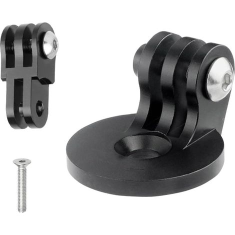 Support de caméra en alliage d'aluminium pour vélo - Angles réglables - Support d'extension pour casques de vélo - Support d'extension durable pour caméra d'action (1/5)