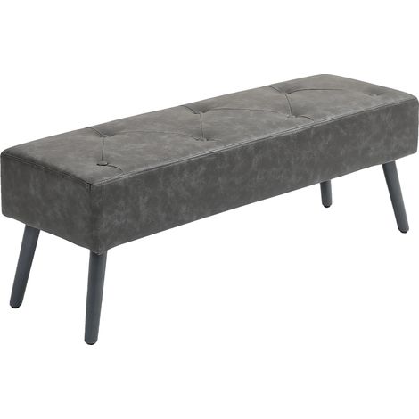 Taburete multifuncional, diseño clásico, construcción de madera, gris. (1/5)