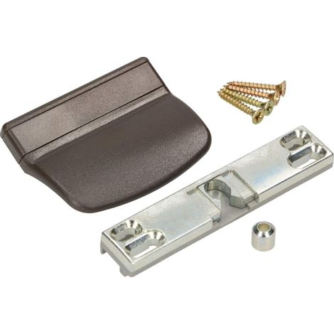 KOTARBAU 5907465905091 Chiusura per Porta del Balcone, Marrone Scuro