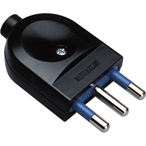 poly pool - spina 16 a 2p+t uscita cavo assiale nera