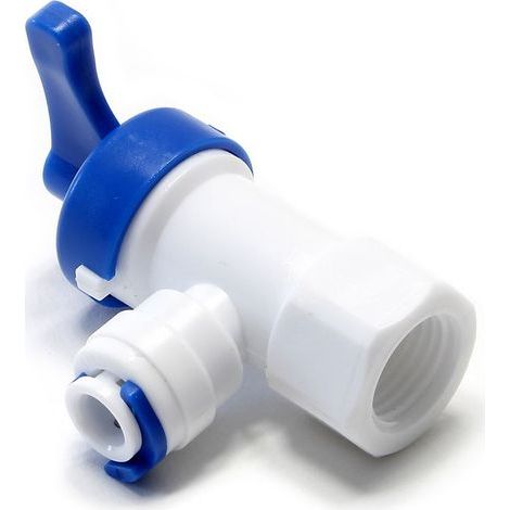 Osmose Robinet Adaptateur 12,7 mm Filetage fém. Réservoir Alimentation Cuve d’eau Valve Bypass (1/3)